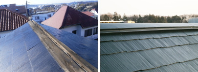屋根塗装後すぐに屋根修理