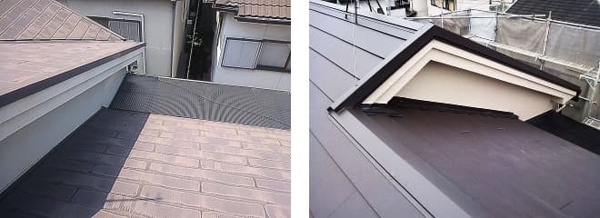 堺市での屋根カバー工法