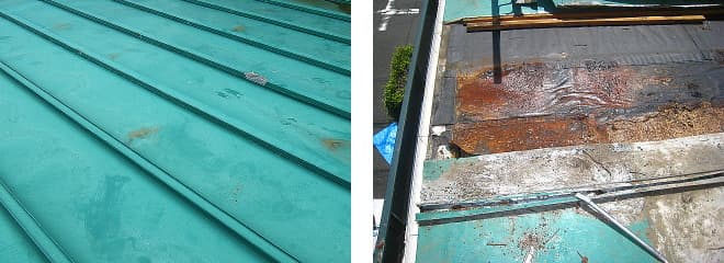 トタン屋根で雨漏りに影響する要因、屋根勾配