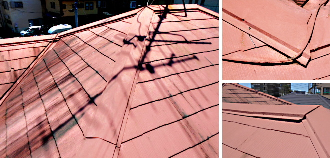 カラーベスト・コロニアル屋根の劣化状況