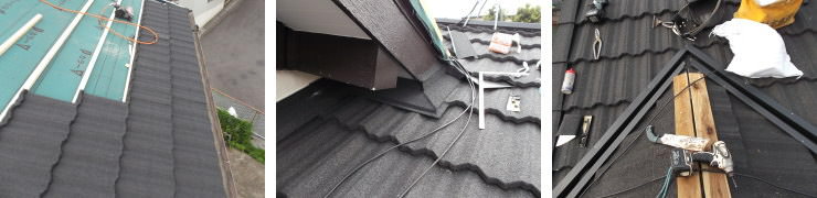 瓦屋根からジンカリウム鋼板屋根へ葺き替え