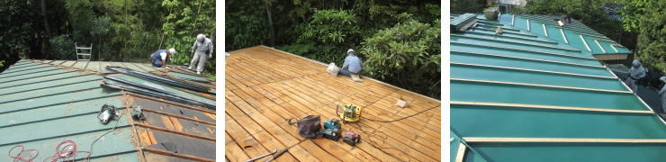 トタン屋根の葺き替え工事