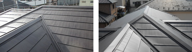 カラーベスト屋根のカバー工法