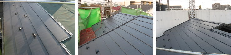 瓦からガルバリウム鋼板屋根へ葺き替え